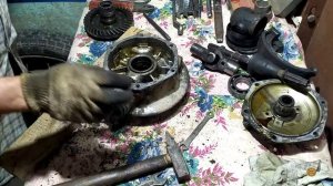 Днепр МТ 10-36. Розборка редуктора #2