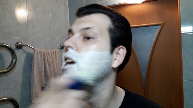 Бритье. Mühle blade, RazoRock Black Bay, Balea Men brush, RazoRock DE - 1. Shaving review. смотреть онлайн