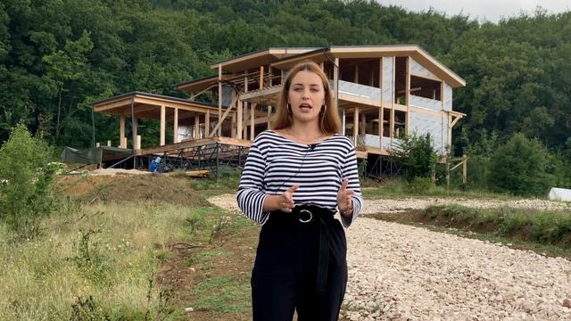 Строим дом ФАХВЕРК В КРЫМУ. Обзор технологии. Энергоэффективность и остекление