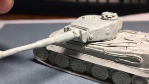 Танк Tiger из пластилина, в миниатюре, своими руками