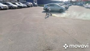 Как сделать выхлоп на самокате