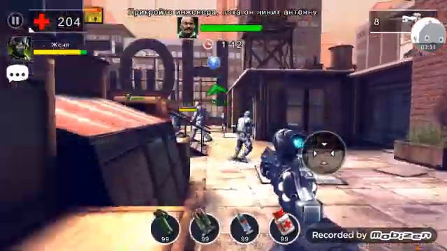 Дима играет в unkilled с Женей смотреть онлайн