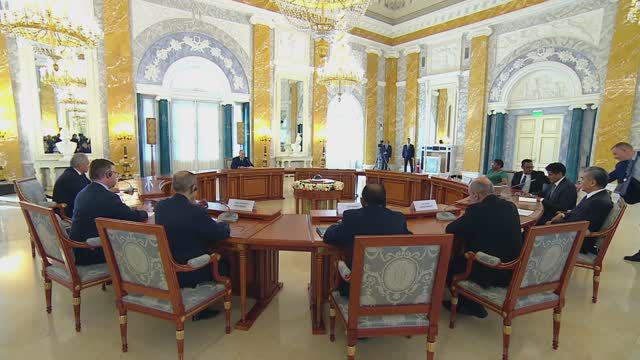 Meeting of Vladimir Putin with representatives of the BRICS states in charge of security issues