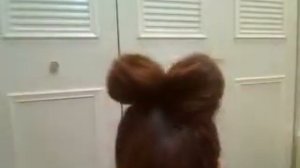 Как делать бантик прическа