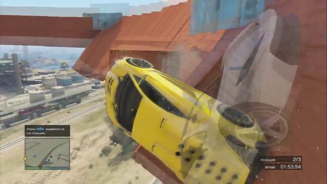 ЕЗДИМ ПО СТЕНЕ ЗДАНИЯ (GTA 5 ONLINE ГОНКИ) смотреть онлайн