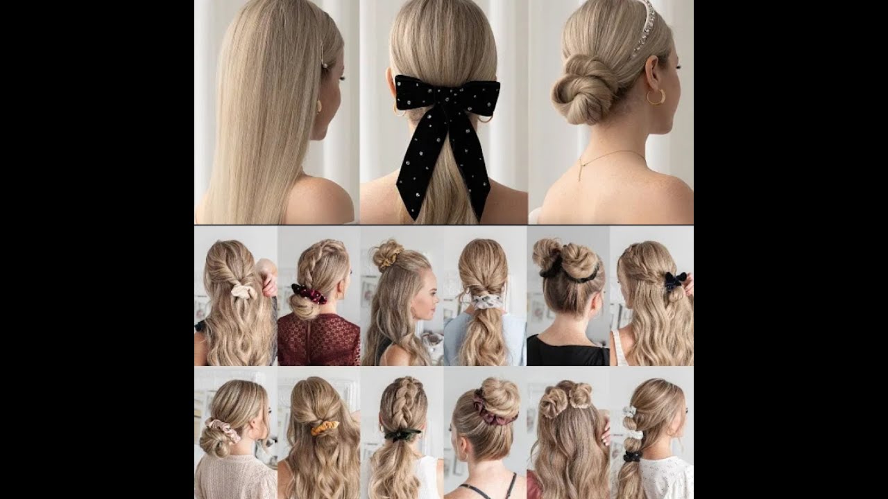 ЛЕГКИЕ ПРАЗДНИЧНЫЕ ПРИЧЕСКИ ? Идеальные Прически Для Волос Средней Длины смотреть онлайн