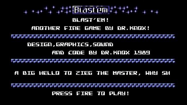 C64 Game: Blast'em