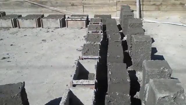 Изготовление шлакоблоков.17.09.17г.