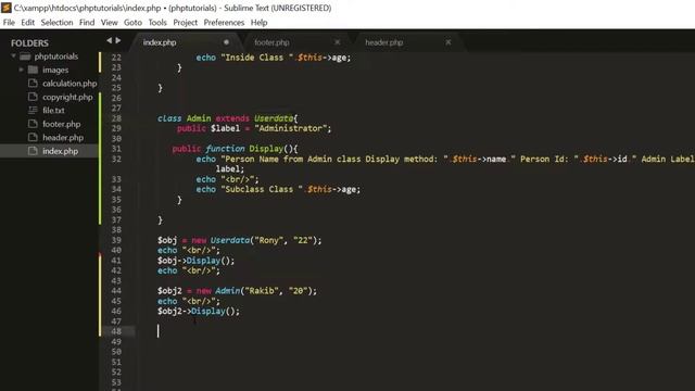 Object Oriented Programming in PHP [PART-11]:  Polymorphism in PHP