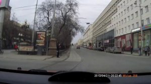 ДТП. Байк против авто на ул. Ленина