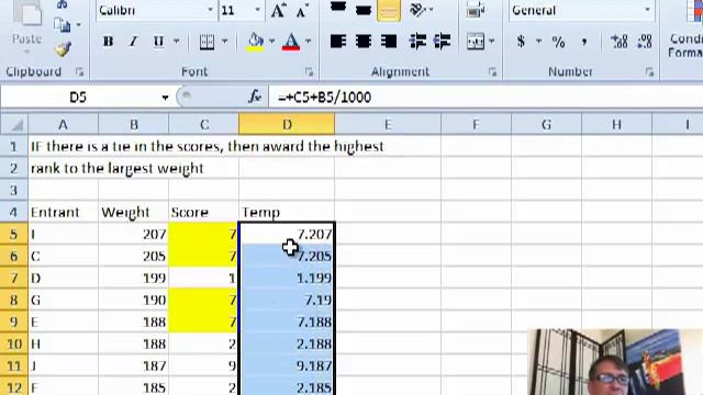 Excel Excel Rank Formula With Ties - Episode 1478