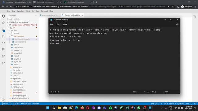 MongoDB Atlas with Natural Language API and Cloud Run | Trivia November Week 3|#qwiklabs |#GSP1094