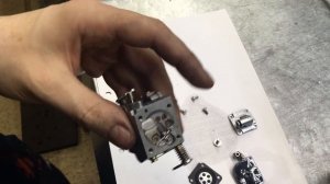 Бензопила глохнет при нажатии на газ.Stihl MS180, MS170. Stalls when you press the gas. Штиль 180.