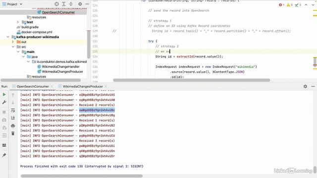 9.9_OpenSearch consumer implementation_ Part 3 idempotence - OpenSearch Consumer and Advanced Consum смотреть онлайн