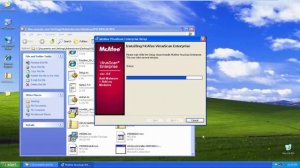 McAfee VirusScan Enterprise (VSE) Standalone Installation for Windows XP