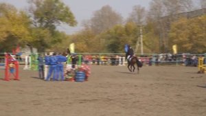 Конный клуб Мустанг Хабаровск. Эстафета.