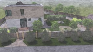 Продолжение работы над проектом благоустройства частной усадьбы