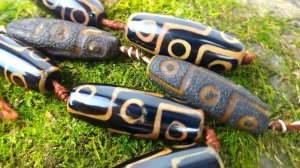 Тибетская бусина дзи 9 глаз свойства и значение как носить #izkamnei