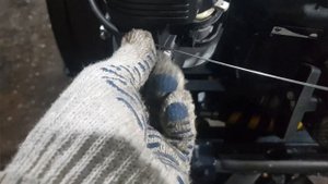 Как установить трос подсоса (обоготителя) на минипогрузчик/ минитрактор.