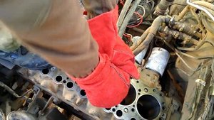 Запрессовка гильз на TD42 не снимая блок.