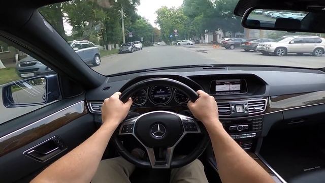 2013 Mercedes E W212 (2.0 AT 184HP) POV Test Drive смотреть онлайн