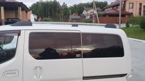 Верхний багажник для nisssn e-nv200 от Лада Largus  усиленный от pt-group