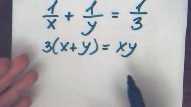 Как решить уравнение в целых числах с двумя неизвестными Подготовка к олимпиаде по математике смотреть онлайн