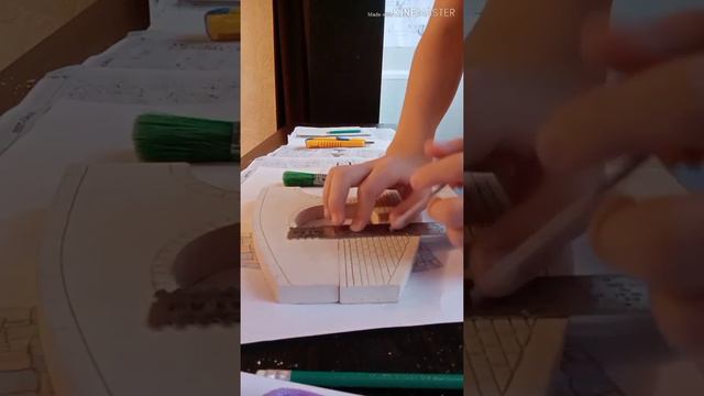 Как сделать диораму с кирпичным мостом (часть-1) | tutorial смотреть онлайн