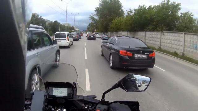 Просто кусочек покатушек на  Honda NC750X