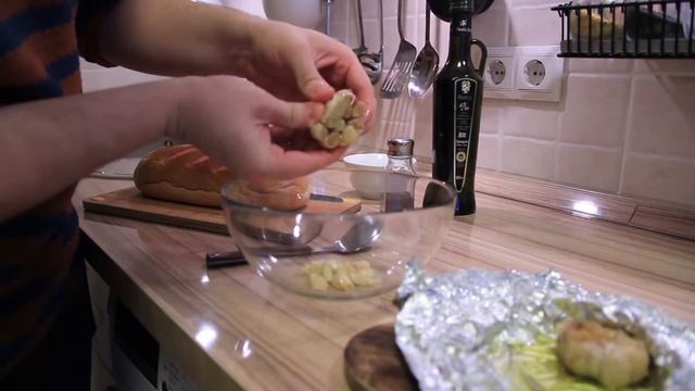 Чесночный хлеб | Вкусный завтрак