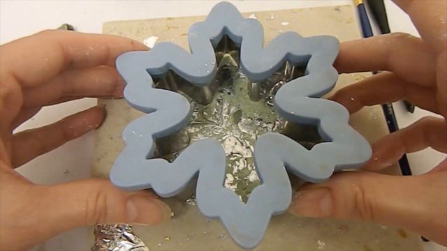 Снежинка. Как сделать Снежинку. Своими руками. Мастер класс. Полимерная Глина. смотреть онлайн