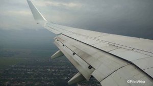 Аэропорт Владикавказ. Посадка Boeing 737-8Q8. S7 Airlines.