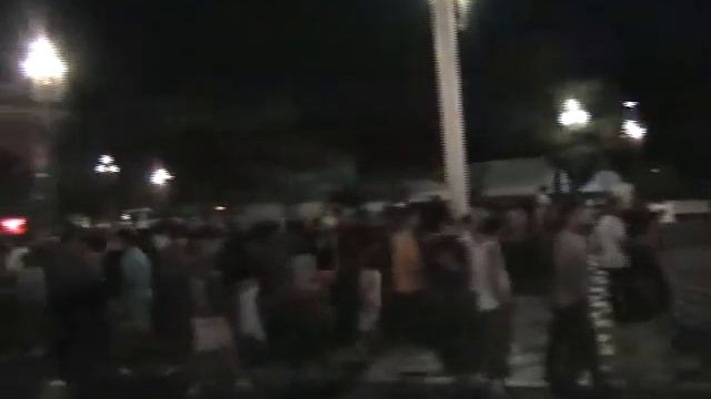 Ницца: площадь Массена вечером смотреть онлайн