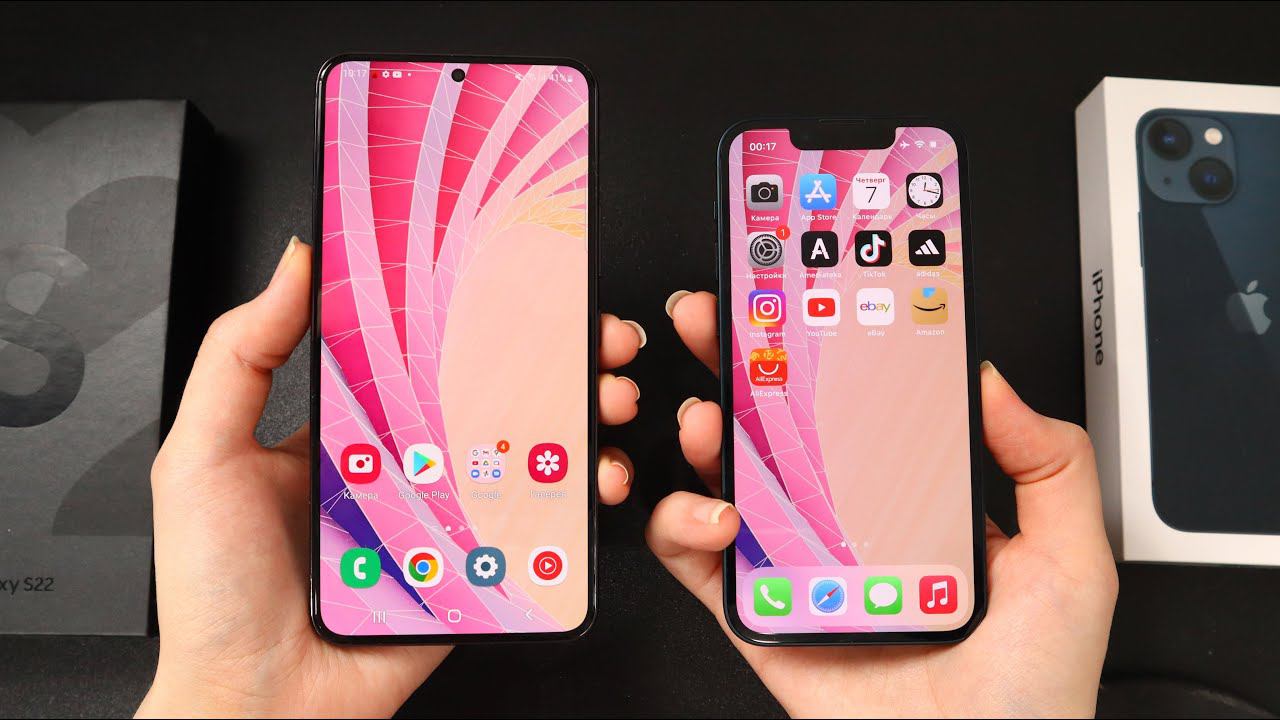 Если ты ХОЧЕШЬ МАЛЕНЬКИЙ смартфон Galaxy S22 или iPhone 13 Mini Что выберешь? Apple или Samsung? смотреть онлайн