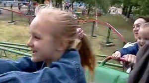 Веселые горки в парке 1 мая. Луганск 2017