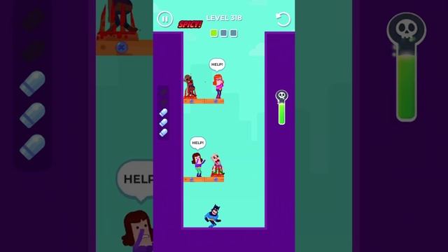 Hitmasters - New Update Ricochet Mode 311-325 Batman Levels - Gameplay Walkthrough смотреть онлайн