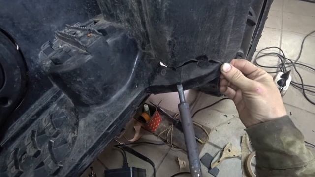 Ремонт подножки квадроцикла. смотреть онлайн