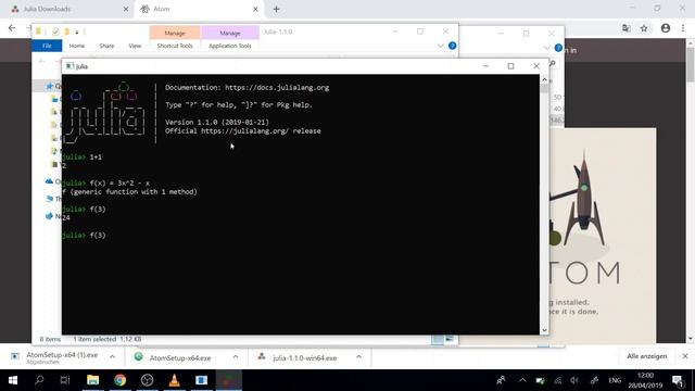 Installing Julia and setting up Juno IDE | Julia programming language beginner tutorial | 001