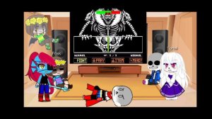 Undertale react to Sansfield