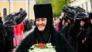 Монахи на мерседесах, дорогие облачения и чудо Божие!