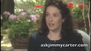 Debra Winger with Jimmy Carter