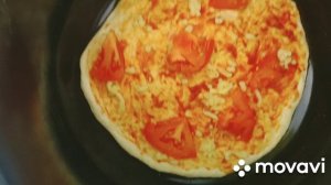 Пицца мясная в мультиварке Redmond