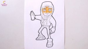 Subway surfers Jake Drawing | How to draw