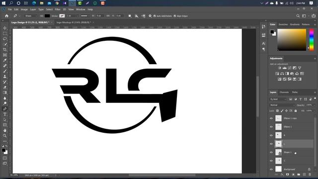 Photoshop Logo Design Tutorial || How to Make a Logo in Adobe Photoshop смотреть онлайн