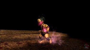 Mortal Kombat 9  Boss  Goro,Kintaro,Shao Kahn  BABALITIES On Mileena