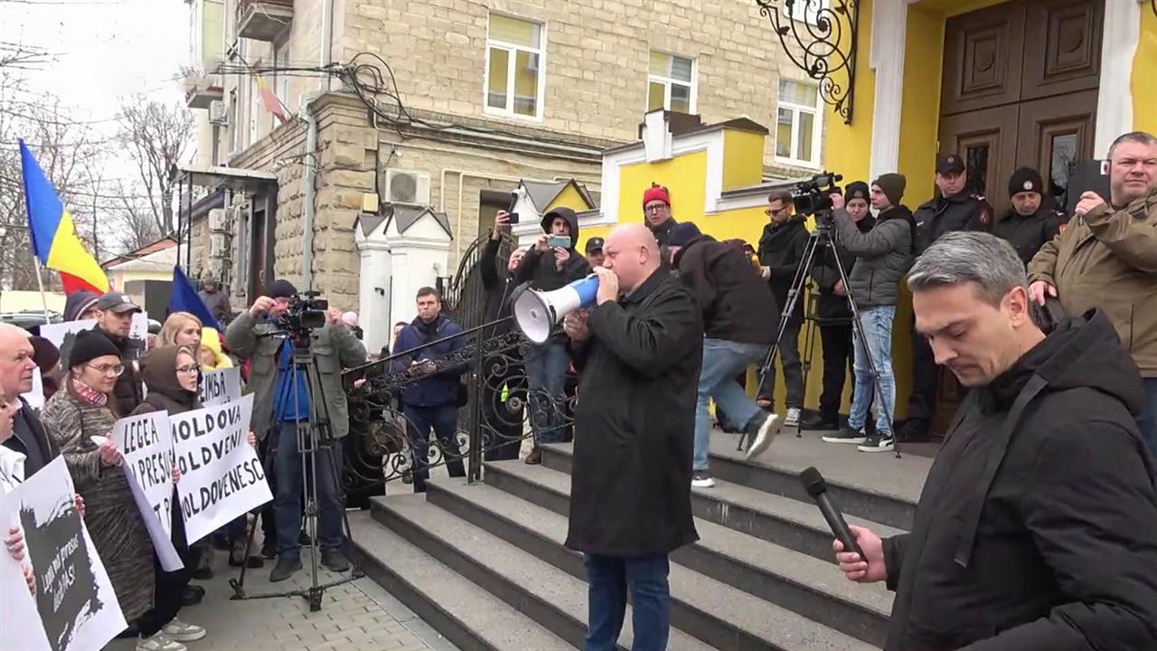 В Молдавии протестуют защитники языка, который может лишиться государственного статуса