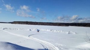 Испытание снегохода Динго T150