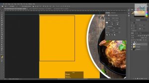 How to Design Food Menu Trifold Brochure | Adobe Photoshop Tutorial | Speed Art | Grafix Mentor