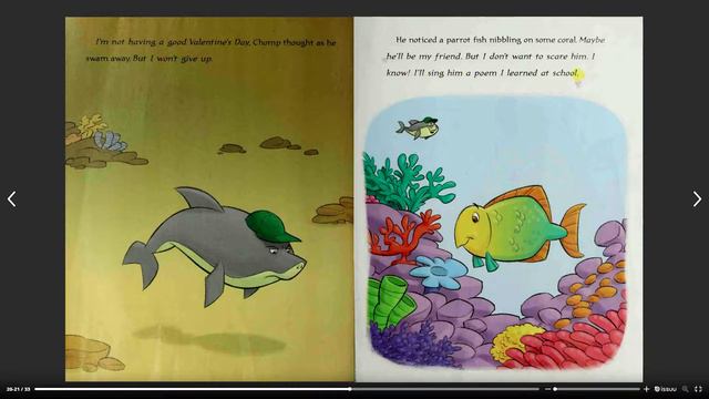 Storytelling: Big Shark's Valentine Surprise/ читаем вместе на английском смотреть онлайн