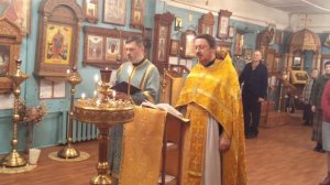 Новогодний молебен